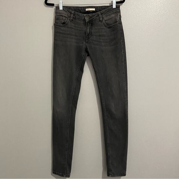 Maje Gray Cotton Low Rise Jeans - Picture 1 of 5